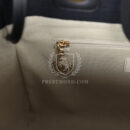 Chanel Small Deauville Shopping Tote Black Canvas Light Gold Hardware