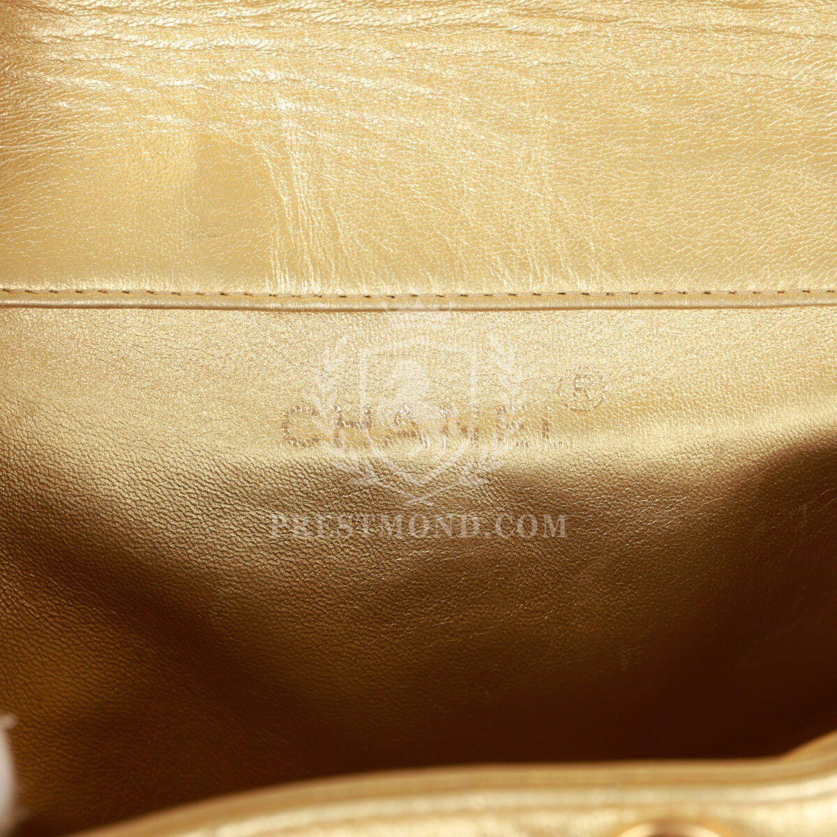 Vintage Chanel Duma Backpack Gold Metallic Lambskin Gold Hardware — изображение 9