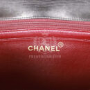 Vintage Chanel Kelly Parent and Child Flap Bag Set Black Lambskin Gold Hardware