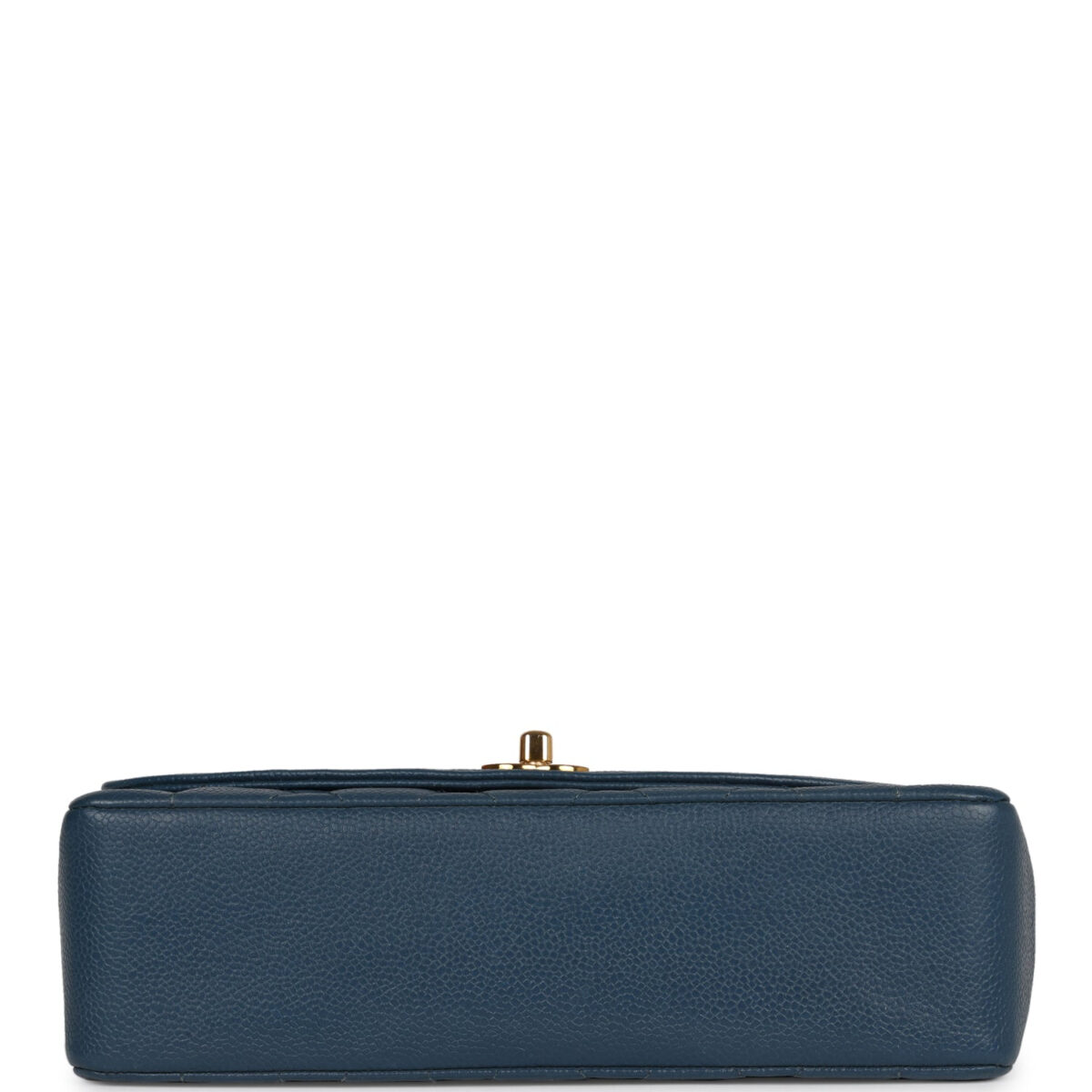 Vintage Chanel Medium Diana Flap Bag Blue Caviar Gold Hardware — изображение 6