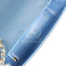 Vintage Chanel Medium Diana Flap Bag Blue Caviar Gold Hardware