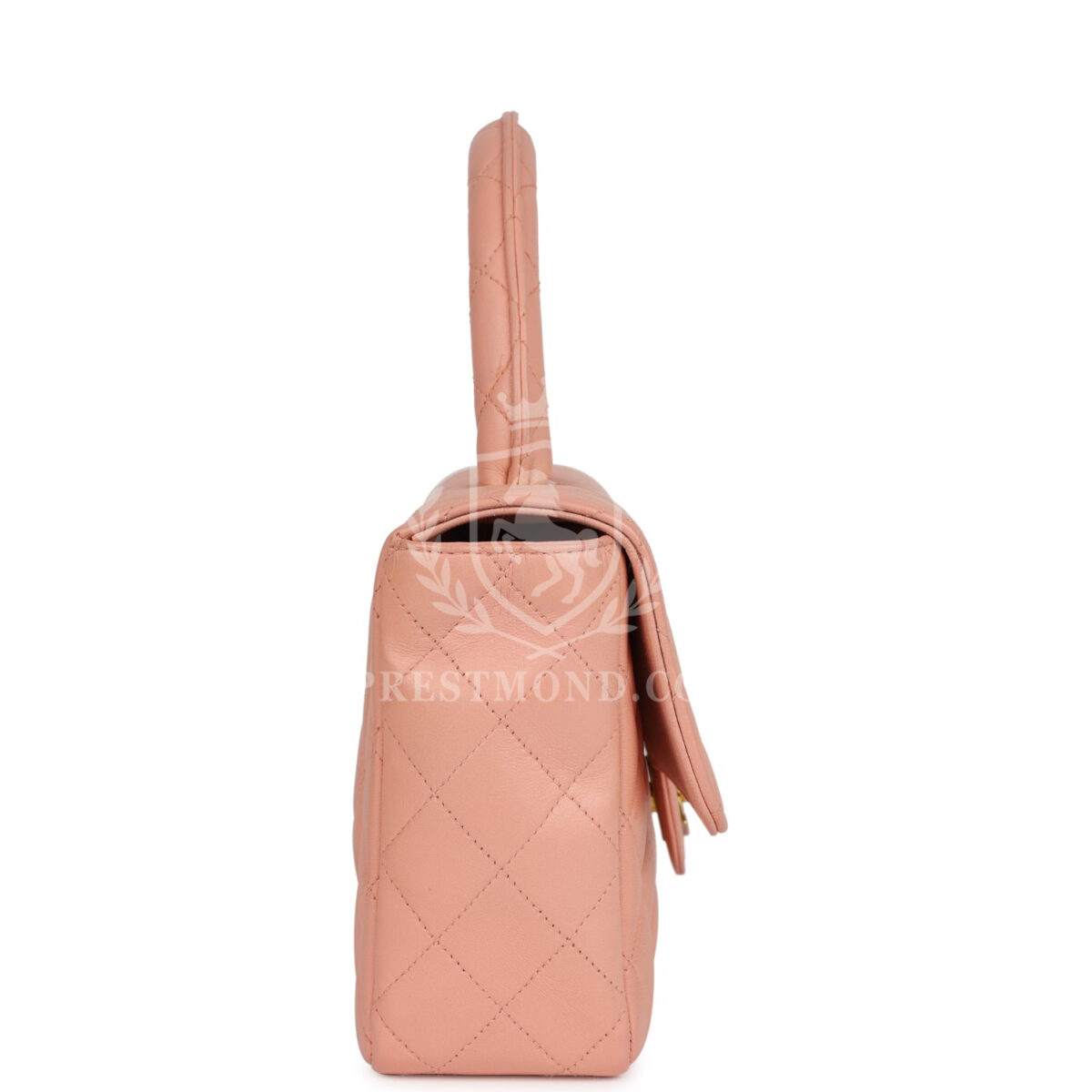 Vintage Chanel Kelly Parent and Child Flap Bag Set Pink Lambskin Gold Hardware — изображение 7
