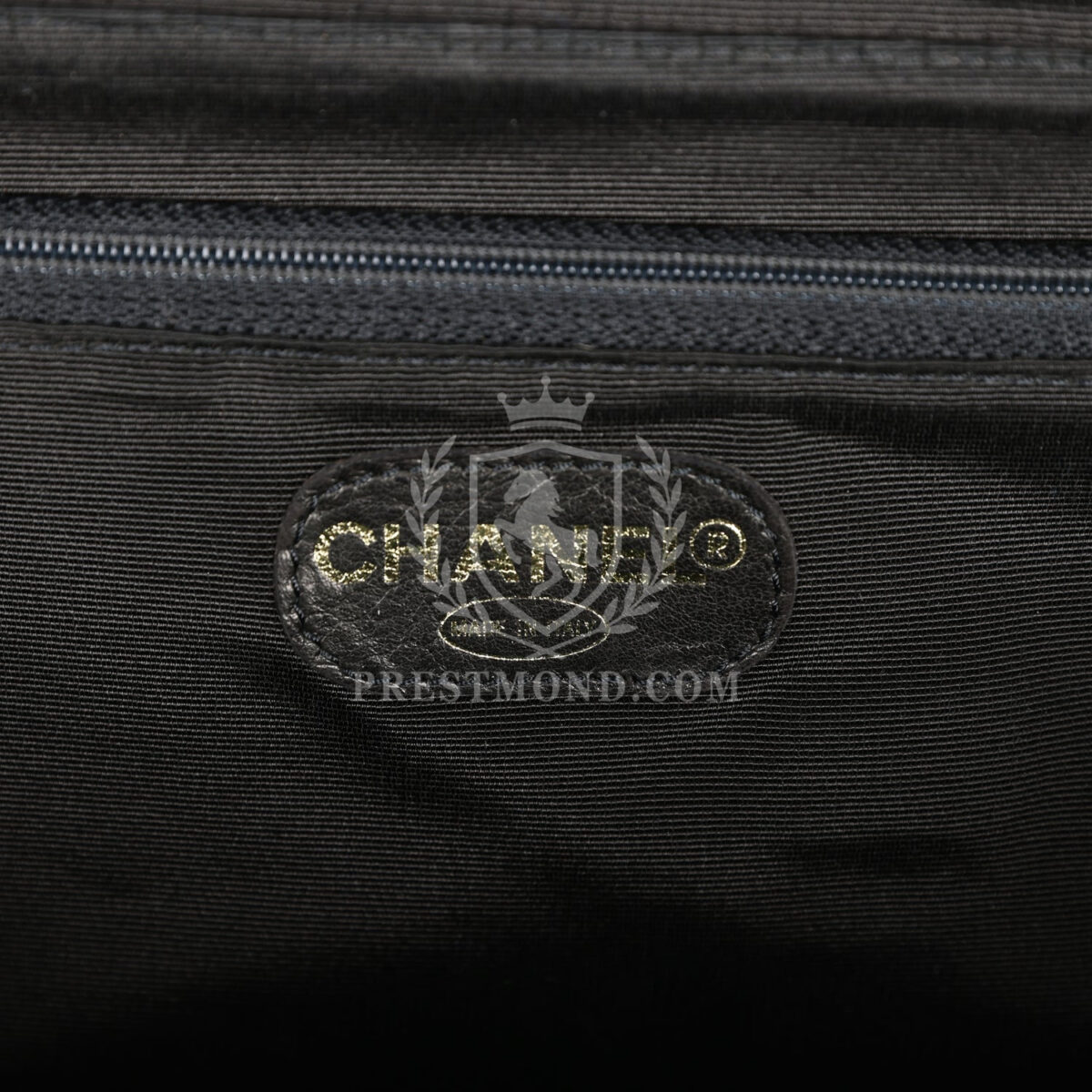Vintage Chanel Flap Bag Black Wicker Gold Hardware — изображение 9