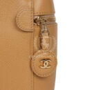 Vintage Chanel Vanity Dark Beige Caviar Gold Hardware