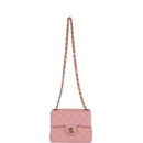 Vintage Chanel Mini Square Flap Light Pink Lambskin Gold Hardware
