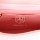 Vintage Chanel Mini Square Flap Light Pink Lambskin Gold Hardware