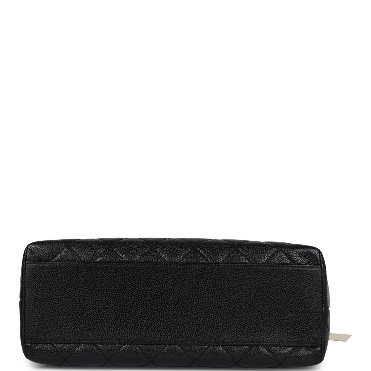 Vintage Chanel Kelly Flap Bag Black Caviar Silver Hardware — изображение 6