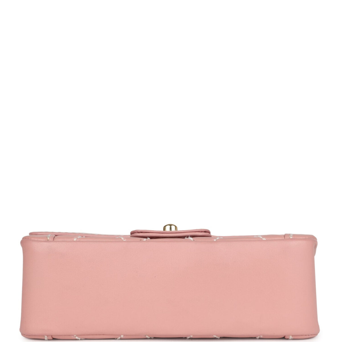 Vintage Chanel Mini Wild Stitch Surpique Top Handle Flap Bag Pink Calfskin Gold Hardware — изображение 6