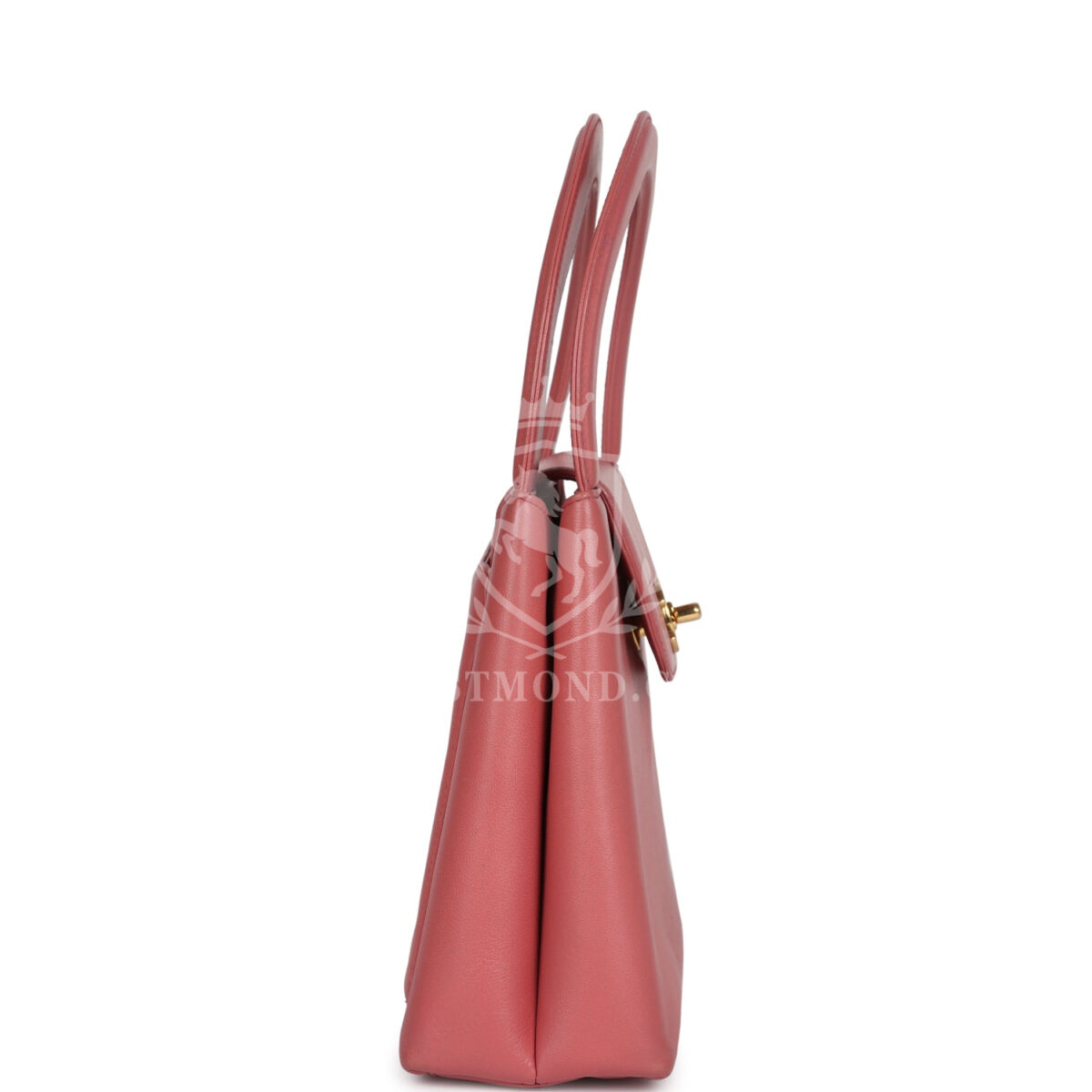 Vintage Chanel Large Kelly Pink Lambskin Gold Hardware — изображение 3