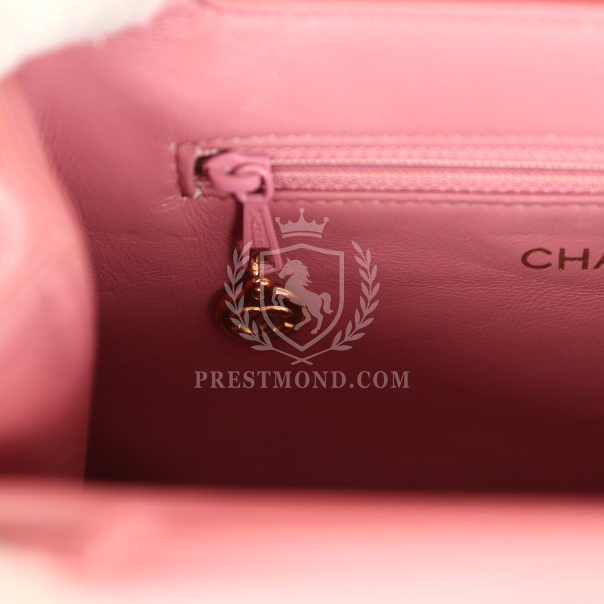 Vintage Chanel Large Kelly Pink Lambskin Gold Hardware — изображение 9
