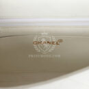 Vintage Chanel Medium Diana Flap Bag White and Black Lambskin Gold Hardware