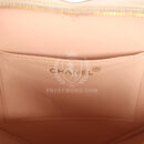 Vintage Chanel Heart Vanity Bag Beige and Black Patent Antique Gold Hardware