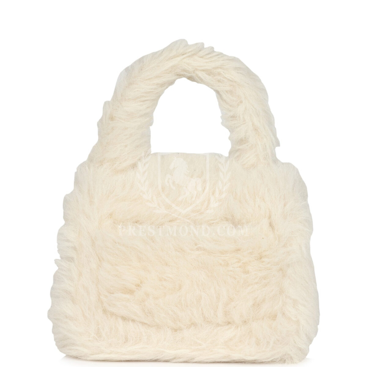 Vintage Chanel Micro Kelly Child White Rabbit Fur Gold Hardware — изображение 4