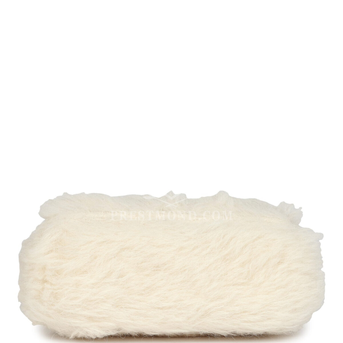 Vintage Chanel Micro Kelly Child White Rabbit Fur Gold Hardware — изображение 6