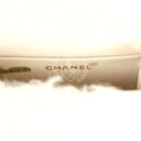 Vintage Chanel Micro Kelly Child White Rabbit Fur Gold Hardware