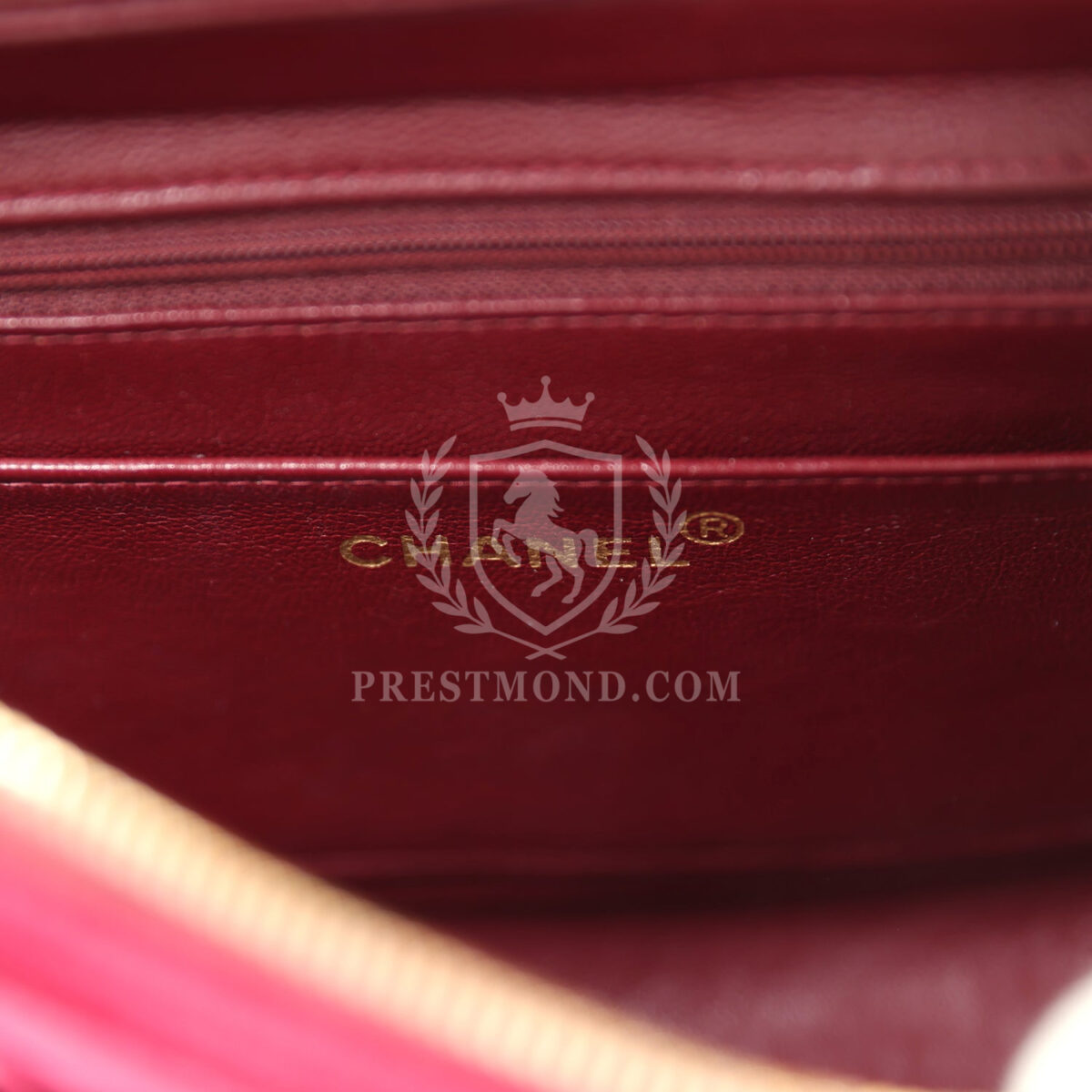 Vintage Chanel Medium Classic Flap Backpack Burgundy Velvet Gold Hardware — изображение 10