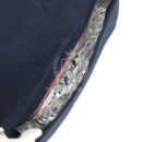 Vintage Chanel N0.5 Chain Shoulder Bag Navy, Silver, Red Canvas Silver Hardware