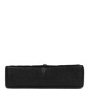Vintage Chanel Vertical Stripe Kelly Flap Bag Black Caviar Gold Hardware