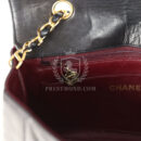 Vintage Chanel Small Diana Flap Bag Black Lambskin Gold Hardware