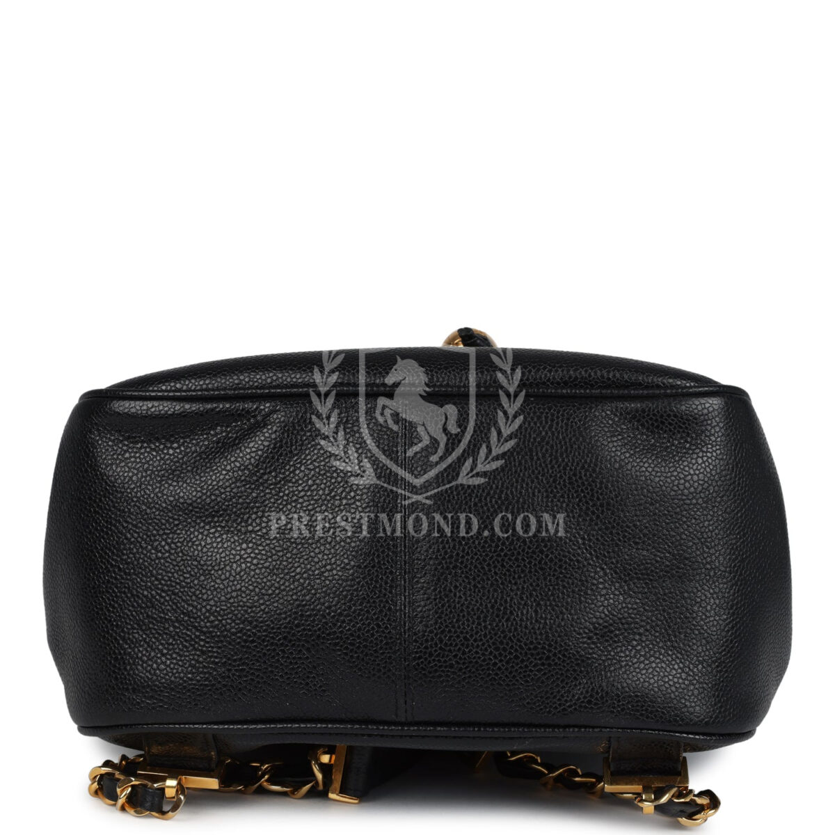 Vintage Chanel Medium CC Backpack Black Caviar Gold Hardware — изображение 7