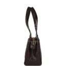 Vintage Chanel Mini Shopper Shoulder Bag Brown Caviar Gold Hardware