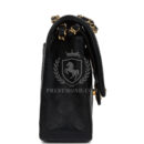 Vintage Chanel Medium Classic Double Flap Bag Black Lambskin Gold Hardware