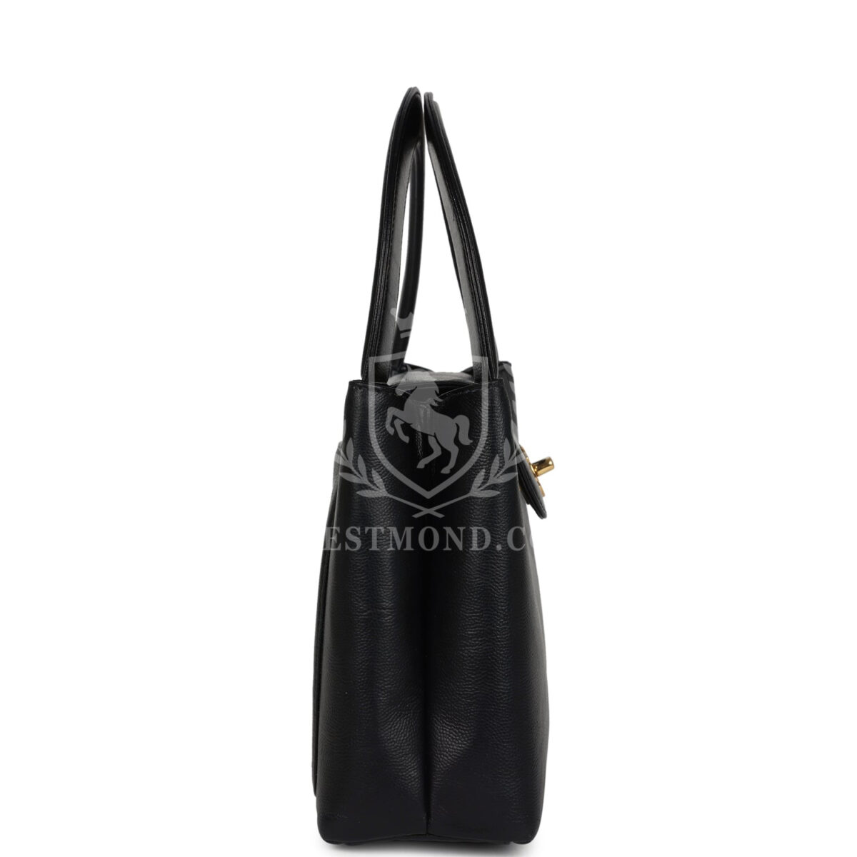 Vintage Chanel Large Kelly Black Caviar Gold Hardware — изображение 4