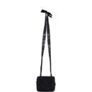 Vintage Chanel Mini Bow Shoulder Bag Black Satin Gold Hardware