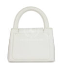 Vintage Chanel Small Kelly White Caviar Gold Hardware