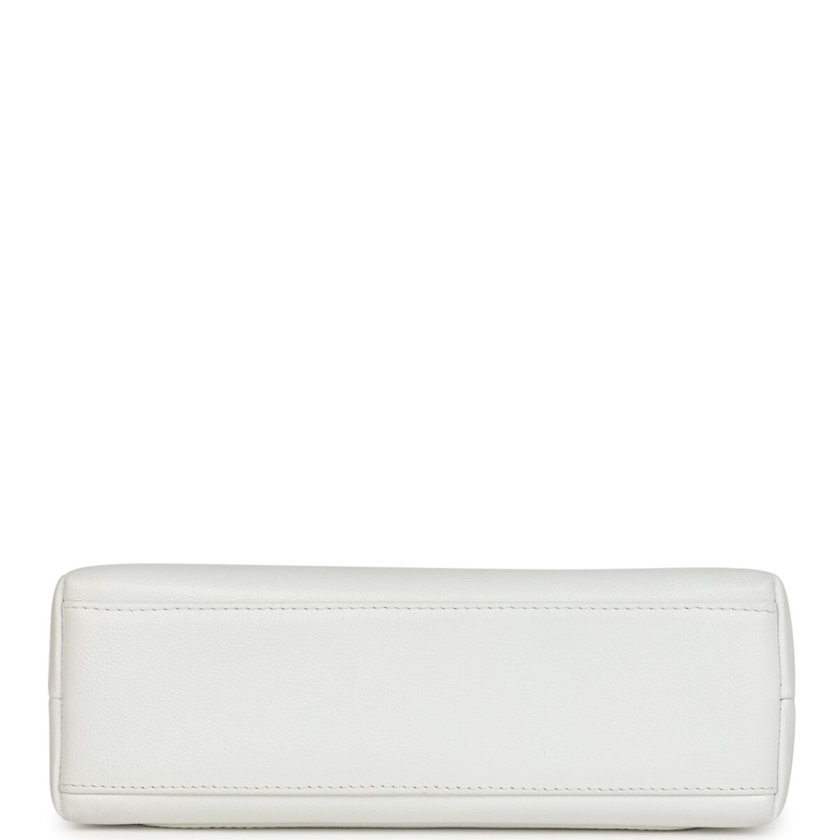 Vintage Chanel Small Kelly White Caviar Gold Hardware — изображение 6