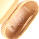 Vintage Chanel Basket Bag Beige Lambskin and Rattan Wicker Gold Hardware