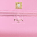 Chanel Wallet on Chain WOC Top Handle Pink Lambskin Gold Hardware
