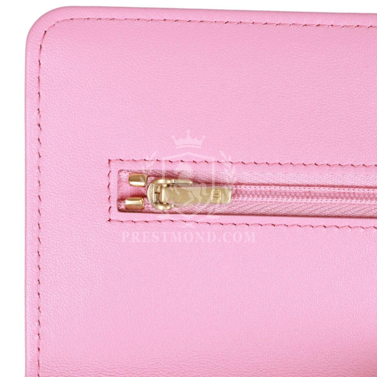 Chanel Wallet on Chain WOC Top Handle Pink Lambskin Gold Hardware — изображение 9