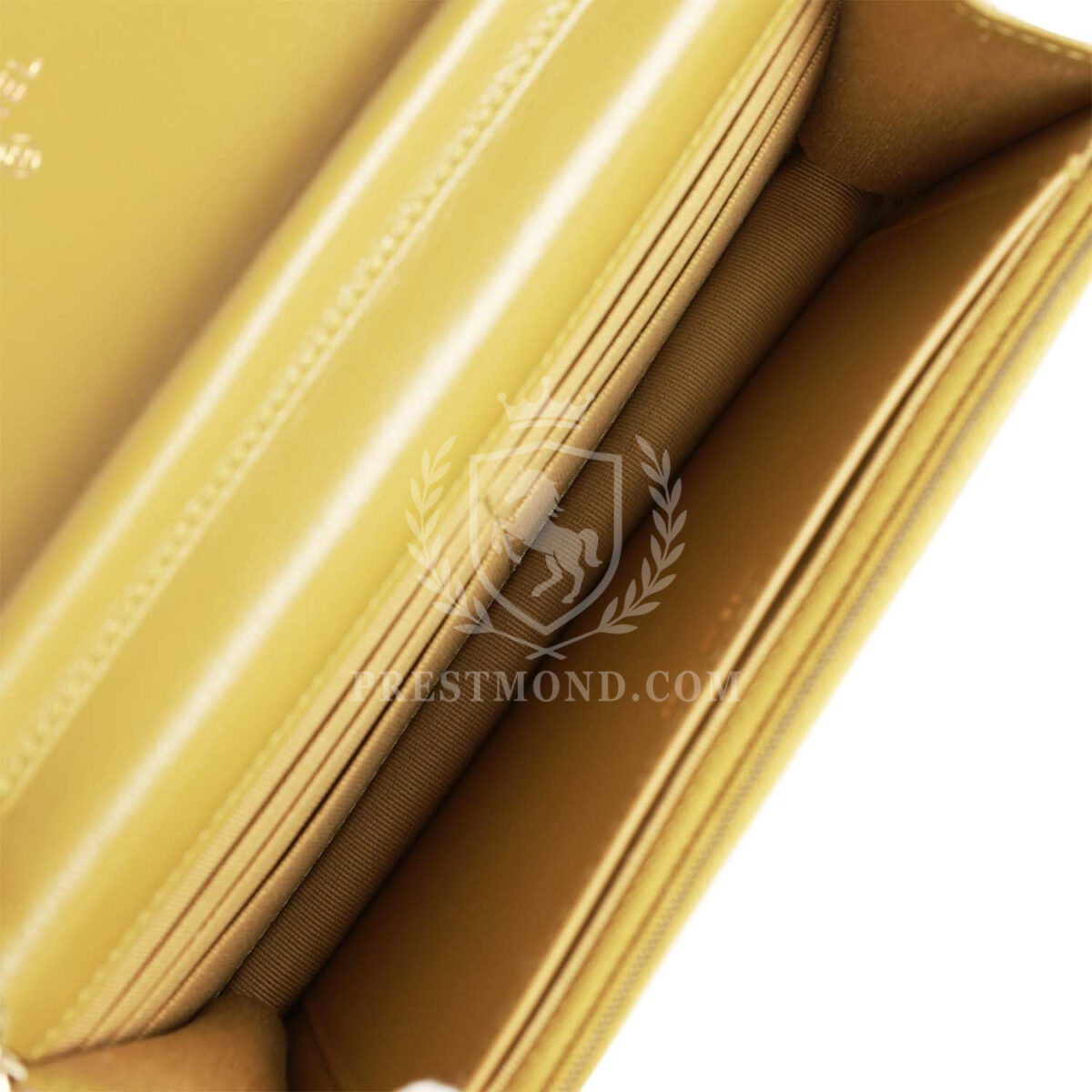 Chanel Wallet on Chain WOC Olive Green Caviar Light Gold Hardware — изображение 10