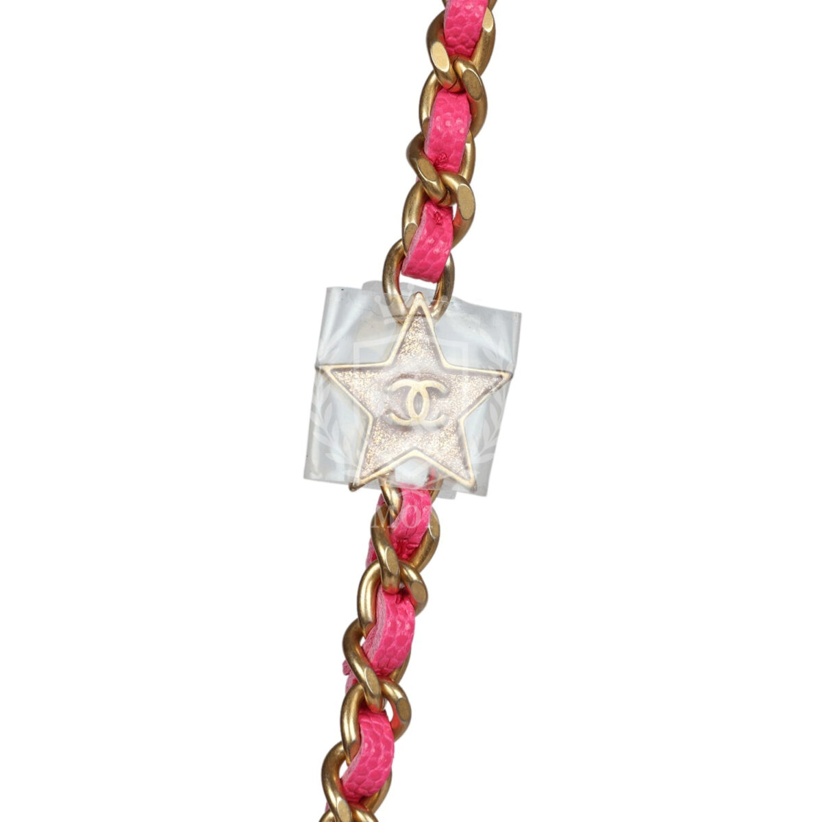Chanel Wallet on Chain WOC Fuchsia Caviar Antique Gold Hardware — изображение 8