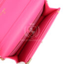 Chanel Wallet on Chain WOC Fuchsia Caviar Antique Gold Hardware