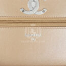 Chanel Wallet On Chain WOC Beige Iridescent Caviar Silver Hardware