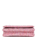 Chanel Classic Wallet On Chain WOC Pink Multicolored Tweed Gold Hardware