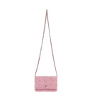 Chanel Classic Wallet On Chain WOC Pink Multicolored Tweed Gold Hardware