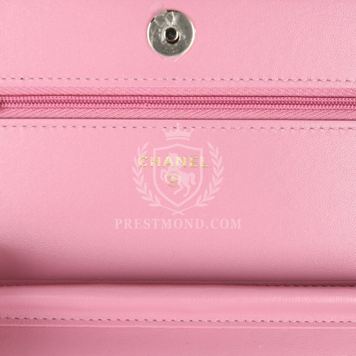Chanel Classic Wallet On Chain WOC Pink Multicolored Tweed Gold Hardware — изображение 8