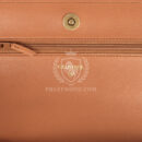 Chanel 19 Wallet On Chain WOC Brown Shiny Lambskin Mixed Metal Hardware
