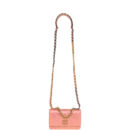 Chanel 19 Wallet On Chain WOC Pink Iridescent Shiny Lambskin Mixed Metal Hardware
