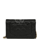 Chanel Wallet On Chain WOC Black Caviar Gold Hardware