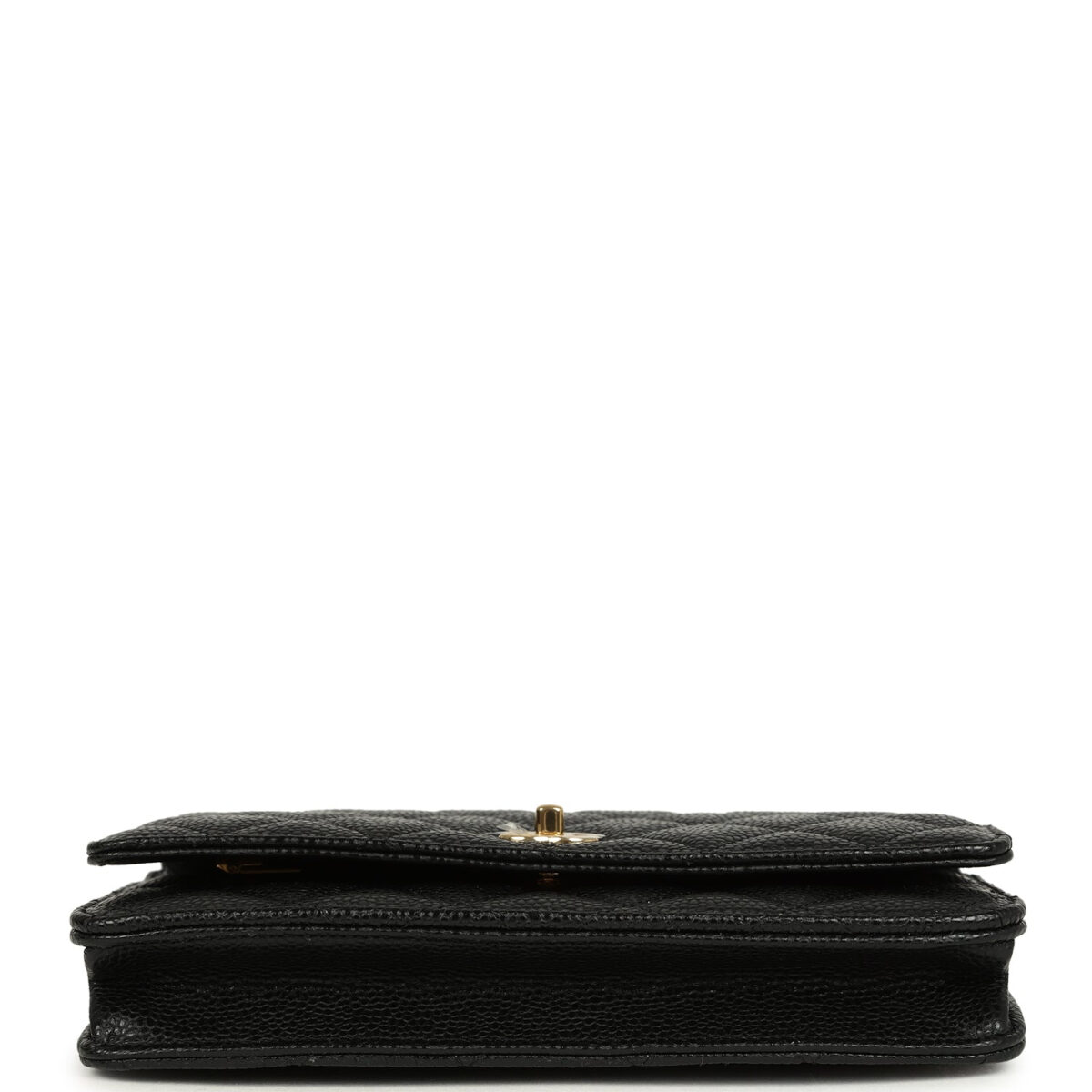 Chanel Wallet On Chain WOC Black Caviar Gold Hardware — изображение 6