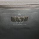 Chanel XXL Classic Single Flap Bag Khaki Shiny Aged Calfskin Brushed Gold Hardware