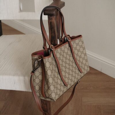 GUCCI Coated Canvas Tote Bag 30см
