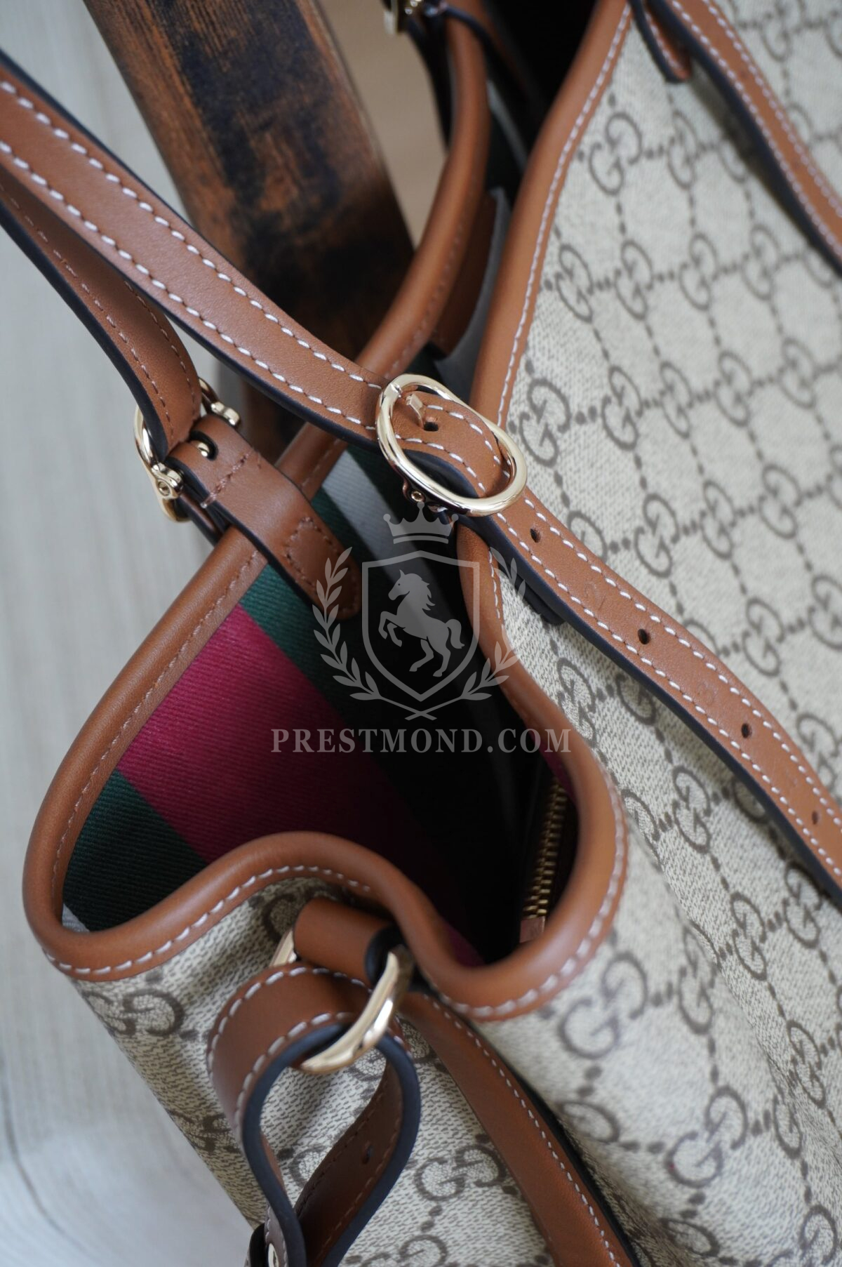 GUCCI Coated Canvas Tote Bag 30см — изображение 7