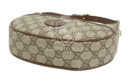 GUCCI Crescent Canvas With Leather Binding