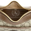 GUCCI Crescent Canvas With Leather Binding