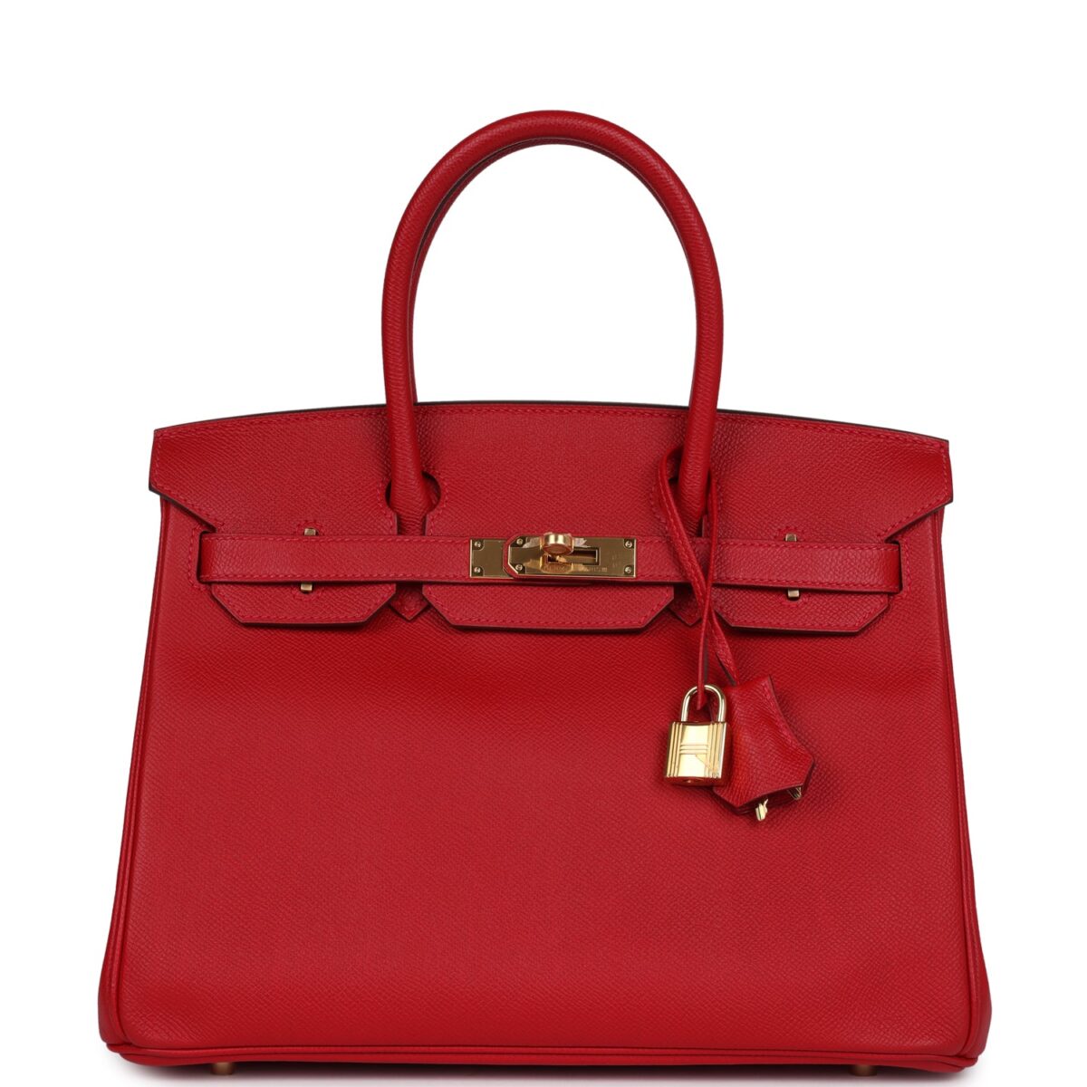 Hermes Birkin 30 Rouge Casaque Epsom GHW